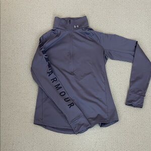 Under Armour Purple Quarter-Zip Top